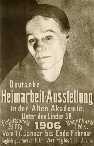 Exposición de trabajo a domicilio alemán en la Antigua Academia, Unte de Käthe Kollwitz